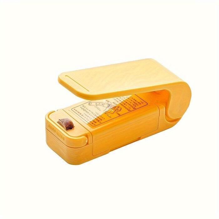 1Pc Portable Bag Heat Sealer, Plastic Package Storage Bag Snack Sealer Clip Mini Sealing Machine Handy Sticker Seal For Food Snack Gadgets - Image 3