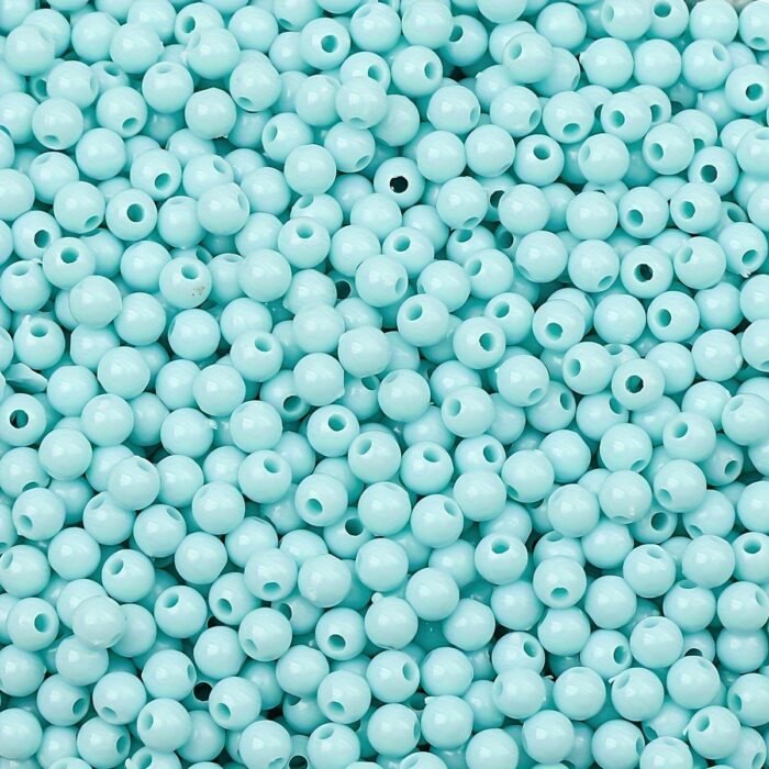 0.4Cm 0.157In Mixed Colors Acrylic Candy Round Beads For Necklace And Bracelet Making, Crafting Supplies, Vibrant Rainbow Colors, Ideal For Diy Jewelry Making - Image 5