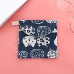 1Pc Stylish Multi-Purpose Travel Organizer Bag - Perfect For Toiletries, Sanitary Pads, And Cosmetics! Large Capacity Portable Storage With Unique Animal & Plant Designs (Blue Fox, White Goose, Green Leaves, Pink Flowers) - Image 11