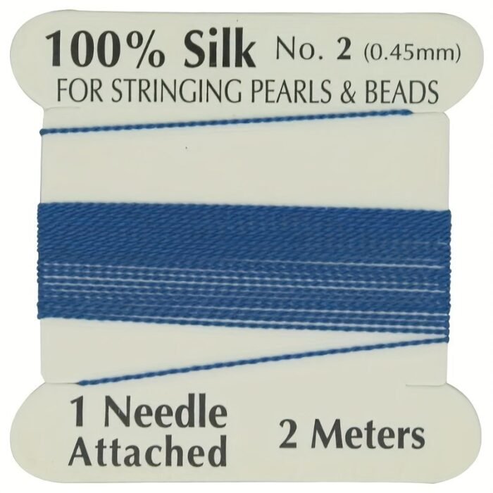 100% Thread, 1 Card Pack With Needle, 2 Meters/Per Card, Available In 20 Colors And 4 Sizes - Image 64