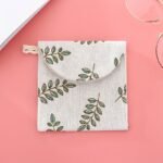 1Pc Stylish Multi-Purpose Travel Organizer Bag - Perfect For Toiletries, Sanitary Pads, And Cosmetics! Large Capacity Portable Storage With Unique Animal & Plant Designs (Blue Fox, White Goose, Green Leaves, Pink Flowers) - Image 5