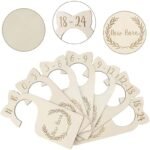 Baby Closet Divider, 7Pcs/Pack Baby Clothes Organizer Baby Decoration, Wardrobe Size Age Organizer Divider For Men Women Newborn To 18-24 Months (White 7Pcs) - Image 4