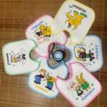 One-Week Non-Repeating, Drawstring High Quality, Washable, Reusable Newborn Burp Cloth