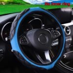 1Pc Wear-Resistant Comfortable Pu Leather Three-Dimensional Embroidery No Inner Ring Steering Wheel Cover For 36.83-38.1Cm Steering Wheel For Women - Image 8