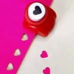 1Pc Mini Cute Heart-Shaped Paper Punch, Manual Handheld Embossing Tool For Diy Crafts, Plastic Material, Uncharged, No Battery Required - Image 8