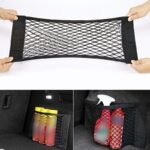 A Universal Storage Bag With Elastic Rope Net For The Back Of Car Seats, Designed To Organize Belongings. - Image 10