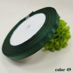 1 Roll 25 Yards 6Mm Wide Satin Ribbon Ribbon Wedding Festival Decoration With Flowers Gift Wrapping With Bow Diy Making - Image 22