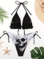 New Factory Wholesale European And American Fashion Printed Bikini Swimwear Show Sexy Curves - Image 5