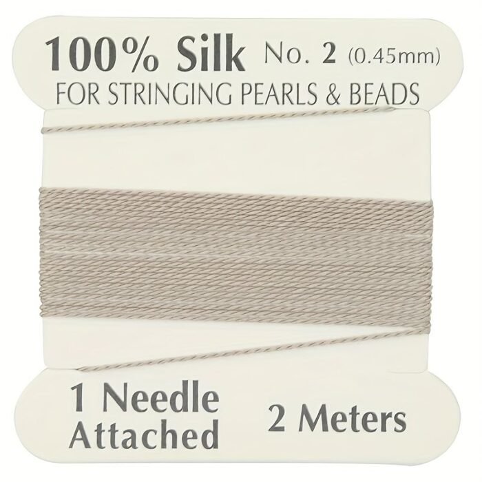 100% Thread, 1 Card Pack With Needle, 2 Meters/Per Card, Available In 20 Colors And 4 Sizes - Image 7