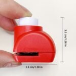 1Pc Mini Cute Heart-Shaped Paper Punch, Manual Handheld Embossing Tool For Diy Crafts, Plastic Material, Uncharged, No Battery Required - Image 2