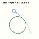 1Pc Flexible Auto Sunroof & Windshield Drain Cleaning Tool - Slim, Long Tube Brush For Efficient Hair And Debris Removal, Perfect For Car Ac Lines, Skylights, And More - Durable Pvc Material With Easy-Grip Handle, Windshield Cleaner - Image 5