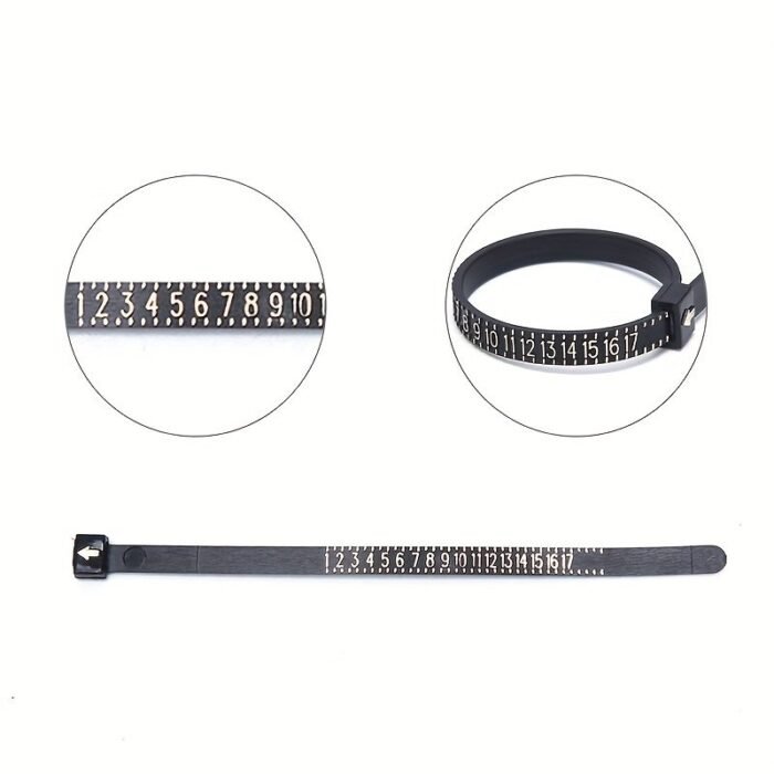 1Pc Us Official Ring Sizer - Professional Dual-Scale (Metric/Us Sizes) Adjustable Ring Sizing Tool With Clear Measurement Markings, Ergonomic Design For Men & Women, Diy Jewelry Making & Ring Resizing, Jewelry Making Essentials, Dualscale Ruler, Quality Craftsmanship, Precision Measurement - Image 9