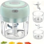 100/250Ml Electric Mini Garlic Chopper Usb Meat Grinder Garlic Masher Machine Sturdy Durable Crushed Ginger Vegetable Crusher Kitchenware