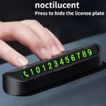 Car Temporary Parking Card Phone Number Card Plate Telephone Number Car Park Stop Automobile Accessories - Image 5