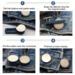 5Pcs Jeans Waist Size Change Artifact Waist Expansion Button Waist Adjustment Extension Button Pants Small To Large Invisible Without Tools - Image 6