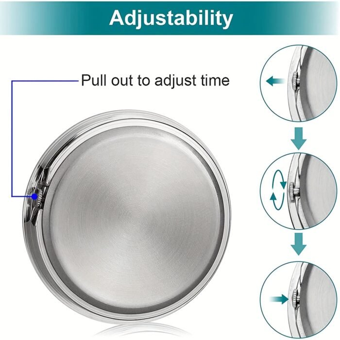1Pc Glow Decorative Clock Car Clock Mini Quartz Analog Car Dashboard Time Stick-On Clock Watch For Car Decoration Exclusive For High-End Cars - Image 20