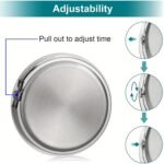 1Pc Glow Decorative Clock Car Clock Mini Quartz Analog Car Dashboard Time Stick-On Clock Watch For Car Decoration Exclusive For High-End Cars - Image 19