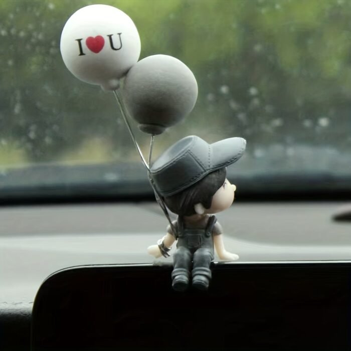 1Pc Car Ornaments Center Console Figurines Cute Car Lovers Desk Decoration For Car - Image 10