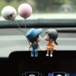 1Pc Car Ornaments Center Console Figurines Cute Car Lovers Desk Decoration For Car - Image 9