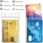 10Pcs Waterproof Transparent Card Holder Plastic Protector Case Business Bus Bank Credit Card Protector Id Card Badge Holders - Image 5