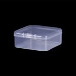 1/6Pcs Transparent Plastic Square Box, Storage Case With Cover, Small Beads Storage Container, Mini Storage Organizer For Diy Crafts Jewelry Small Items, Portable Storage Organizer, Makeup Organizer - Image 5