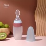 100Ml/3Oz Liquid Silicone Feeder, Rice Paste Squeeze Feeding Bottle With Dispensing Spoon - Image 3
