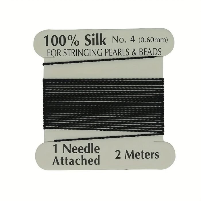100% Thread, 1 Card Pack With Needle, 2 Meters/Per Card, Available In 20 Colors And 4 Sizes - Image 17