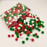 10/15/20Mm Multicolor Polyester Diy High Elasticity Pom-Pom Balls - Miandudu Fantasy Butterfly Theme - Image 8