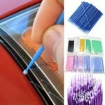 100Pcs Car Cleaning Brush Small Brush Micro Brush Tips Car Accessories Head Exhaustive Cleaning Painting - Image 2