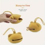 1Pc Bpa-Free Newborn Silicone Cute Colorful Panda Pacifier Case (38G), Food-Grade Silicone For Boys And Girls' Strollers And Diaper Bags, Travel Bag For Travel Comfort, Cute Style Can Also Be Used As Mommy Bag Accessory, Thanksgiving Theme - Image 10