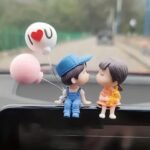 1Pc Car Ornaments Center Console Figurines Cute Car Lovers Desk Decoration For Car - Image 6