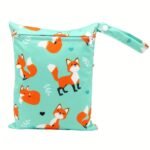 1Pc Asenappy Large Wet Bag - Durable Polyester Diaper, Swimwear, Laundry Pouch With Zipper - Ideal For Travel, Makeup, Toiletries Storage - Colorful Cartoon Designs For Women, Travel Organizer|Playful Design|Zippered Pouch - Image 7