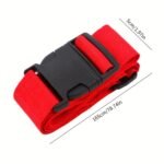 1Pc Rainbow Adjustable Luggage Strap Packing Strap Travel Buckle Packing Strap - Image 10