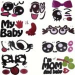 9Pcs Funny & Cute Pregnancy Belly Stickers - Expressive Maternity Decals For Showers, Adorable Bump Stickers With Playful Faces, "My " & "I'M Hungry" Designs, Mixed Colors, Perfect For Expecting Moms - Image 4