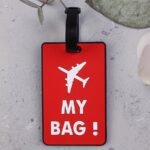 3Pcs Creative Pvc Travel Tags With Airplane And Travel Themes - Keep Calm And Travel, My Bag! - Image 5