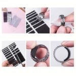 4Pcs Ring Size Adjust Eva Invisible Sticker For Loose Rings Transparent White Finger Ring Size Resizer Reducer Jewelry Tools - Image 3
