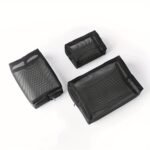 A Compact Three-Piece Set Of Nylon Mesh Makeup Bags, Portable, Large Capacity, Travel Cosmetic Storage. - Image 6