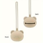 1Pc Bpa-Free Newborn Silicone Cute Colorful Panda Pacifier Case (38G), Food-Grade Silicone For Boys And Girls' Strollers And Diaper Bags, Travel Bag For Travel Comfort, Cute Style Can Also Be Used As Mommy Bag Accessory, Thanksgiving Theme - Image 5