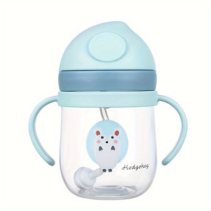 250Ml Cute Cartoon Animal Print Kids Drinking Mug With Straw - Leak-Proof School Water Bottle, Durable & Easy To Wash, Lightweight For School, Daycare, Travel (Ages 6+) - Image 11