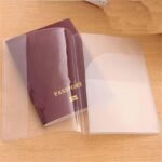 Travel Waterproof Passport Cover, Transparent Pvc Id Card Document Clip - Image 7