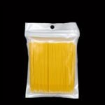 100Pcs Car Cleaning Brush Small Brush Micro Brush Tips Car Accessories Head Exhaustive Cleaning Painting - Image 3