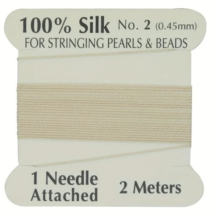 100% Thread, 1 Card Pack With Needle, 2 Meters/Per Card, Available In 20 Colors And 4 Sizes - Image 68