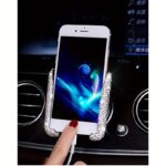 1Pc New Car Phone Holder With Artificial Diamond Car-Mounted Phone Holder, Cute Dual-Function Air Outlet Navigation, Air Outlet Car-Mounted Holder - Image 10