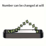 Car Temporary Parking Card Phone Number Card Plate Telephone Number Car Park Stop Automobile Accessories - Image 10