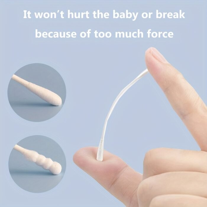 200Pcs Baby Cotton Swabs For Newborn, Babies, Kids, 100%, Safe For Baby - Image 11