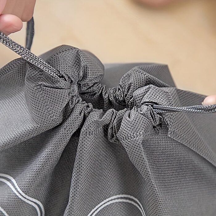 10Pcs Shoes Storage Organizer, Portable Shoes Storage Drawstring Bundle Pocket, Perfect Shoes Storage Bag For Travel - Image 8