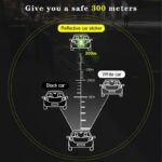 10Pcs Car Bumper Reflective Strip Stickers - Enhance Your Night Driving Security & Style! - Image 8