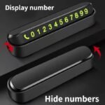Car Temporary Parking Card Phone Number Card Plate Telephone Number Car Park Stop Automobile Accessories