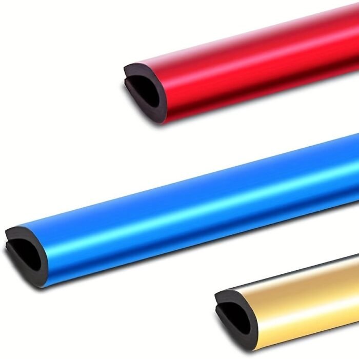 10Pcs 20Cm Car Air Conditioning Outlet Decoration Strip U-Shaped Chrome Pvc Colorful Shiny Car Decoration Strip Car Decoration - Image 4