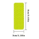 10Pcs Car Bumper Reflective Strip Stickers - Enhance Your Night Driving Security & Style! - Image 2
